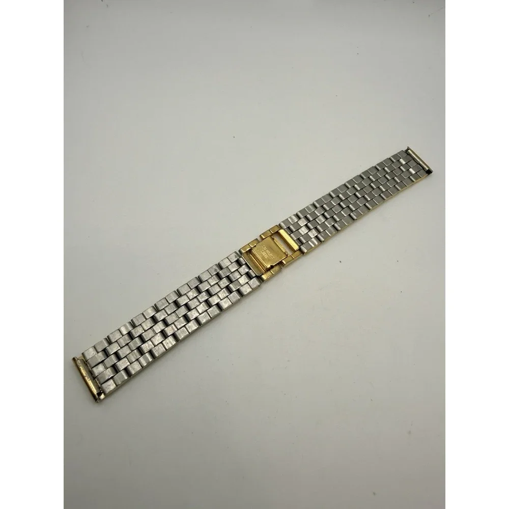 Stainless Steel Watch Band Replacement Gold Tone Link 18mm 6